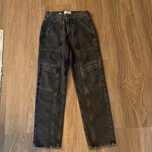 NEW Agolde BLK Cooper Denim Pants "CARGO"